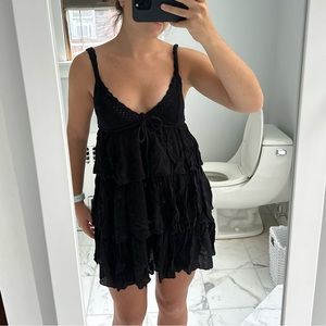 SOLD NWT Zara Crochet/Ruffle dress from Italy!